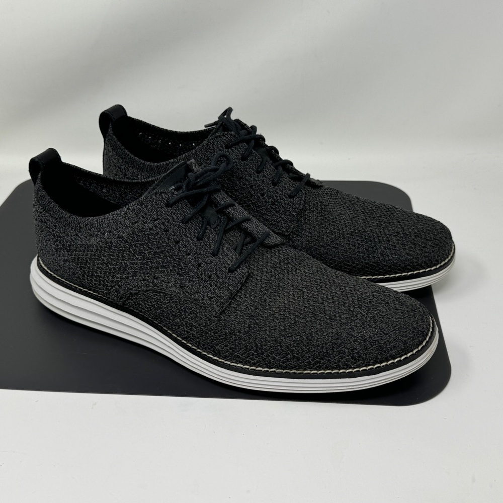 Cole Haan Original Grand Oxfords Stitchlite Shoes Gray C29732 Mens Size 9.5